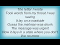 Ryan Adams - Desperate Ain't Lonely Lyrics