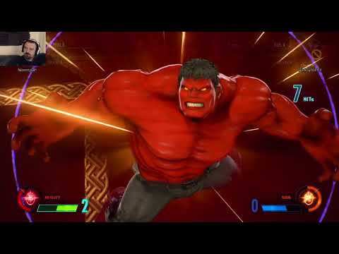Marvel vs. Capcom Launch MP pt21 - vs. Thanos/Hulk