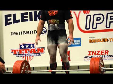 WC Powerlifting 2015 - Sascha Stendebach - 325kg deadlift