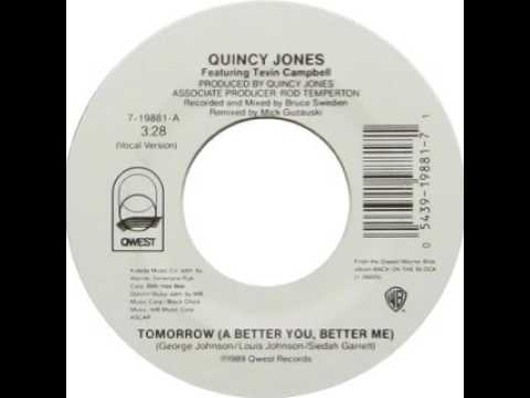 Quincy Jones Featuring Tevin Campbell & The Popcorn Choir - Tomorrow (7" Vocal Version)