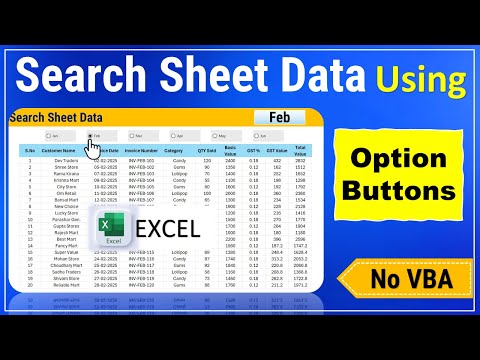 Dynamic Data Sorting in Excel Using Option Buttons