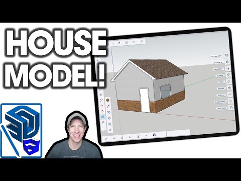 Modeling a HOUSE in SketchUp for Ipad - Getting Started Part 3!