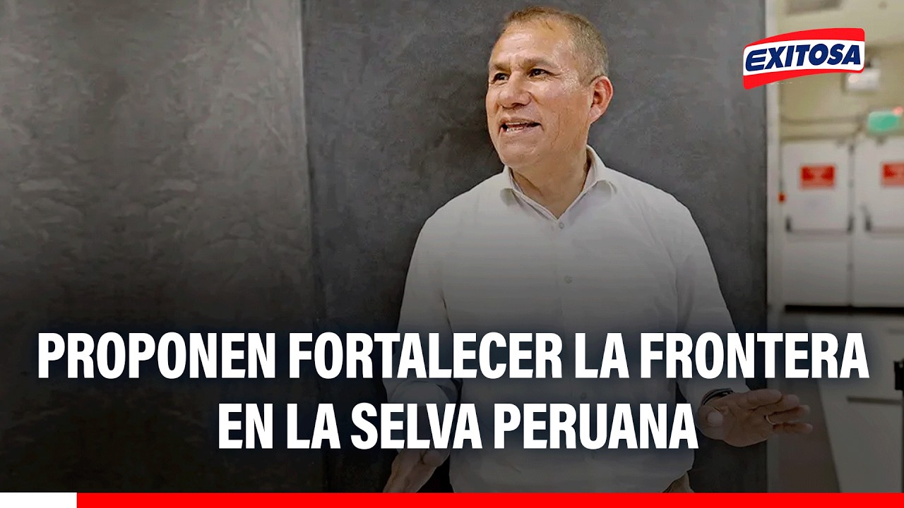 🔴🔵 Candidato Pedro Rejas propone una frontera viva en el Amazonas: “Tenemos densidad de terreno”