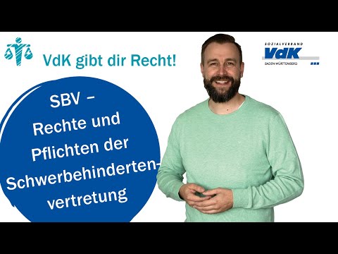 SBV - Rights and responsibilities of the representative of severely disabled persons. #42