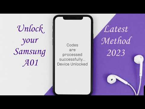 Unlock Samsung A01 Phone for any Carrier Network Latest Method 2023 #samsunggalaxy #unlockcode