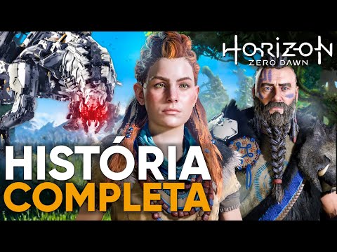 HORIZON ZERO DAWN: RESUMÃO DA HISTÓRIA COMPLETA & DLC THE FROZEN WILDS em 1 Vídeo  | Resumo