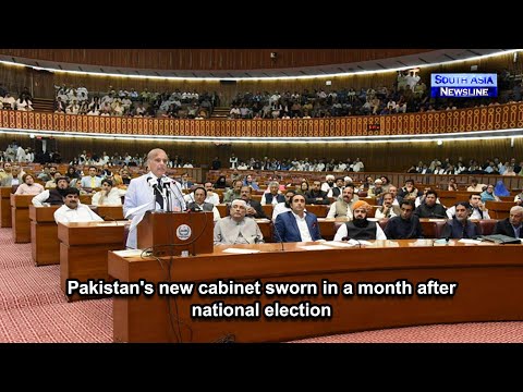 Pakistan's new cabinet sworn in a month after national election