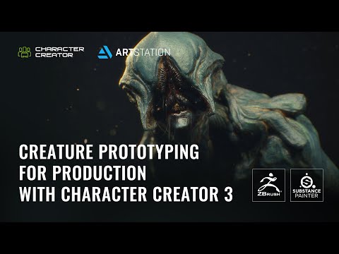 Creature Prototyping for Production with Character Creator 3 | Pablo Munoz in ArtStation Learning