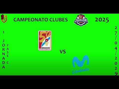 OBRADOIRO PELETEIRO VS MOVISTAR ESTUDIANTES A #1 FC CEJM CAMPEONATO CLUBES JUNIOR 2025 #basket