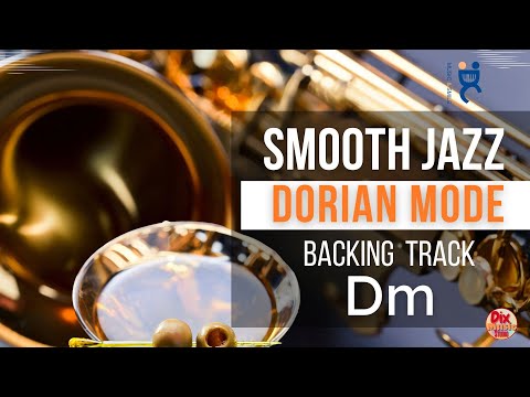 Backing track SMOOTH Jazz  - Dorian mode in D Dorian (80 bpm)