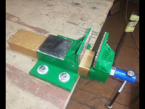Тиски из швеллера