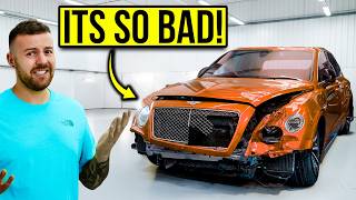 REBUILDING THE WRECKED BENTLEY BENTAYGA I BOUGHT FOR CHEAP