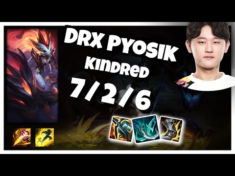 Kindred vs Lillia Kraken Slayer DRX Pyosik JUNGLE (7/2/6) Gameplay Replay - Patch 10.24