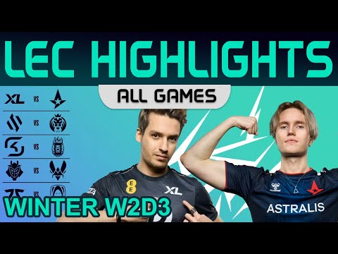 LEC Highlights Week2 Day3 LEC Winter 2023 All Games By Onivia
