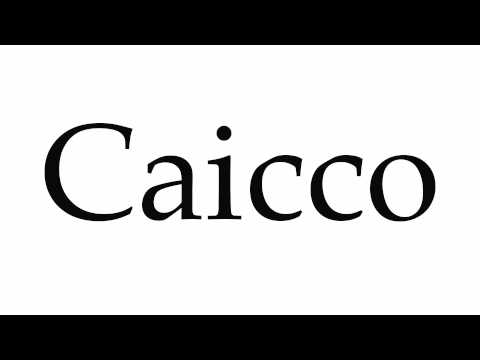 How to Pronounce Caicco