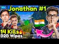 🇮🇳GodL 14 Kills Domination🔥 • JONATHAN #1 MVP🥵🏆