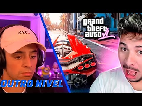 LOUD CORINGA REAGINDO A O NOVO GTA 6 - PIUZINHO