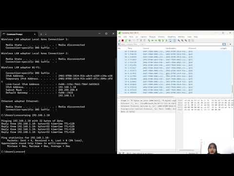 7.1.6 Lab - Use Wireshark to Examine Ethernet Frames Topology