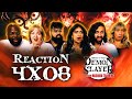 BEST ANIMATION We Beat Muzan Demon Slayer 4x8 The Hashira Unite Normies Group Reaction