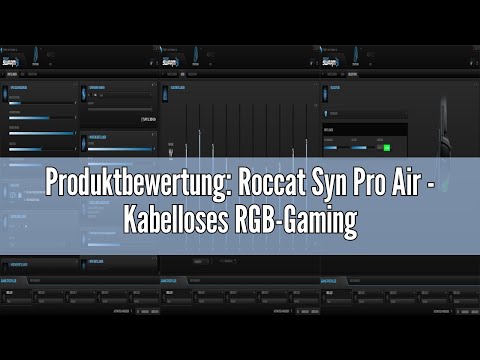 Produktbewertung: Roccat Syn Pro Air - Kabelloses RGB-Gaming-Headset mit 3D-Audio schwarz anpassbar