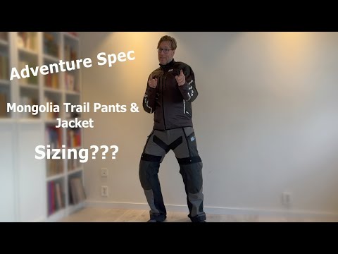 Adventure Spec Mongolian trail pants - What you need to know before you buy - sizing, breakdown