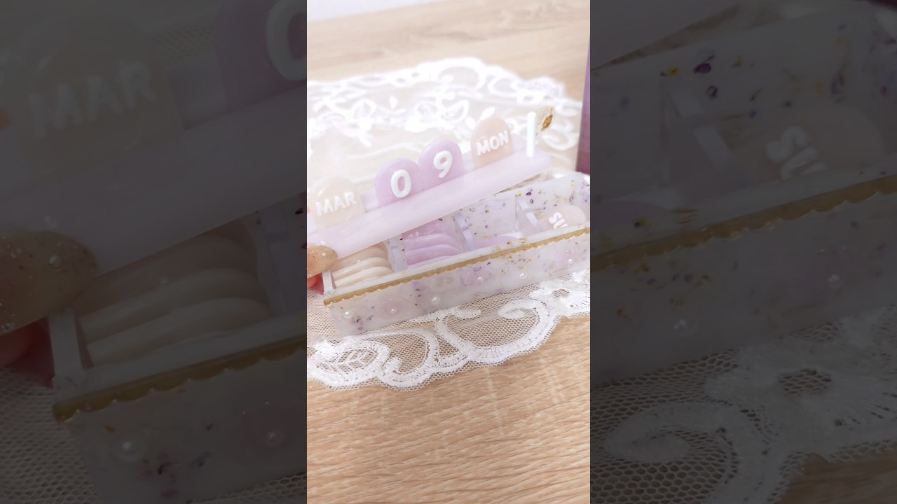 レジンで作る万年カレンダー📅フル動画配信中 #レジン #ハンドメイド #mymama