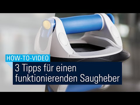 Bohle | Veribor® -  3 Tipps für einen funktionierenden Saugheber