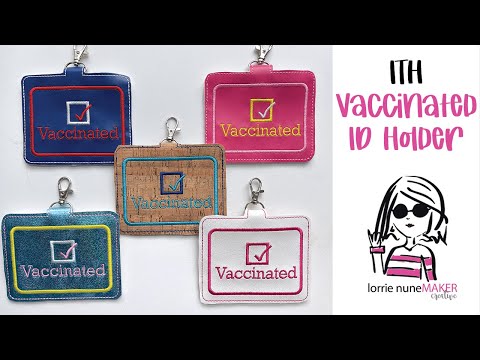 ITH Vaccination Card Holder - Single Needle and...