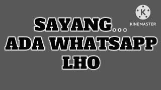Download lagu sayang ada Whatsapp lho mp3 Download lagu sayang ada Whatsapp lho mp3