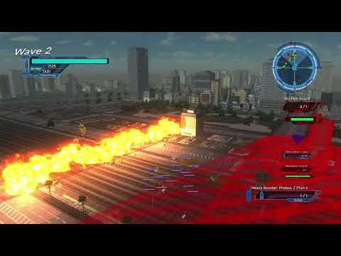 Earth Defense Force 5 (EDF 5) M 101 Crumbling City Inferno Air Raider