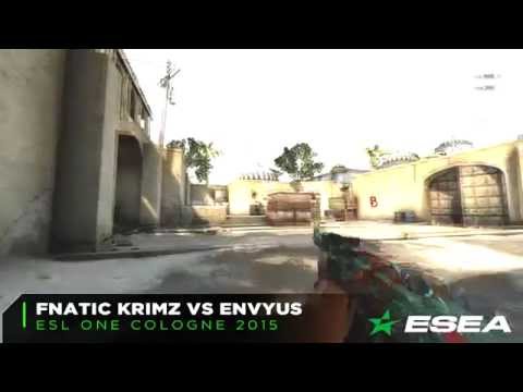 Best CS: GO Sprayer? Fnatic Krimz vs EnVyUs Stunning AK-47 Recoil Control (ESL One Cologne)