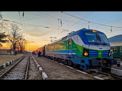 4K First for 2023! The repaired train Route around Chirpan on line 8.