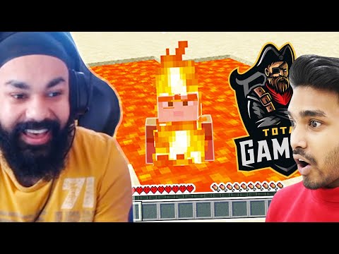 PLAYING MINECRAFT HARDCORE WITH TECHNO GAMERZ AND TOTAL GAMING | MINECRAFT
