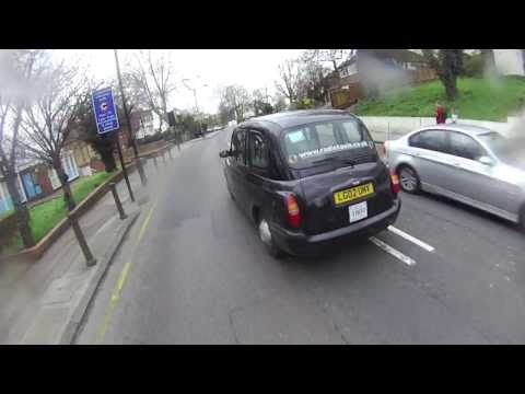 Black Cab On Mobile At Speed LG02UNV PCO 72032