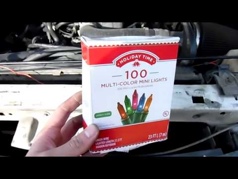 Part of a video titled EASIEST way to install christmas lights on ANY vehicle - YouTube