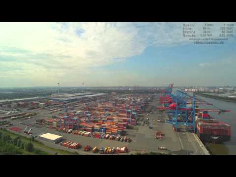 Hamburger Hafen Containerterminal Altenwerder (Moorburg) Teil1