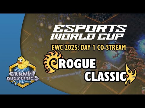 Rogue vs Classic - ZvP | Esports World Cup 2025: Day 1 Co-Stream | StarCraft 2 Tournament