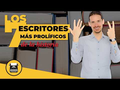 Los 7 escritores más prolíficos: escribían MÁS que nadie ✍️