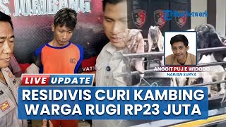 Residivis Maling Kambing di Jombang Ditangkap, Modus Jadi Pembeli & Rugikan Pedagang Rp 23 Juta