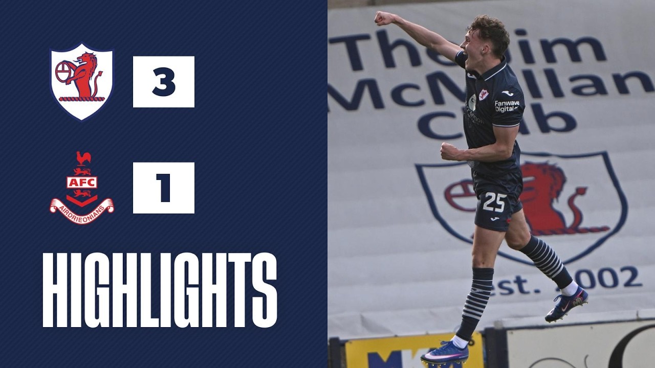 Raith Rovers vs Airdrieonians Highlights