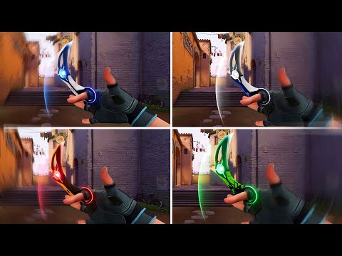 Ion 2.0 Karambit Skin - ALL COLORS - Showcase | VALORANT