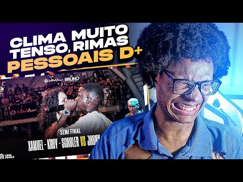 (JOGOU NA CARA!🔥) JHONY MC, NEO E MT X XAMUEL, SCHULER E KROY | React [SEMI FINAL - #BDC500K]