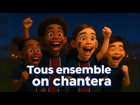 Paris SG 🔴🔵 | Tous Ensemble On Chantera 🎶 | Version pour Enfants