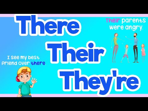 There, Their, and They're SONG! | Homophones Song | When to Use