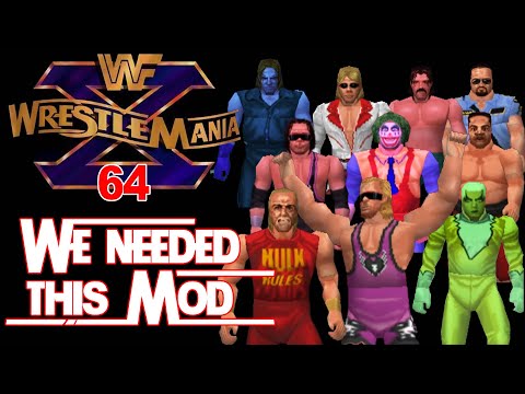 Wrestlemania X 64 Review - New WM2000 Mod (HOLY ****!)