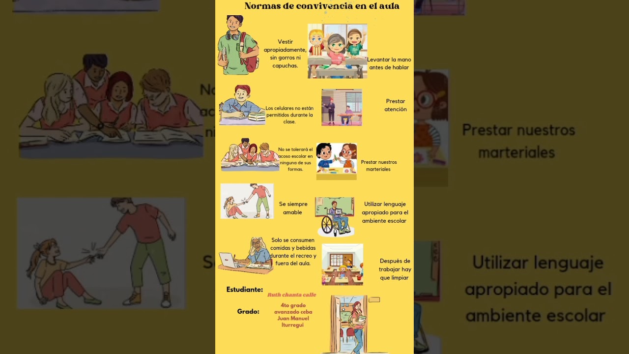 computación II bimestre normas de convivencia en el aula