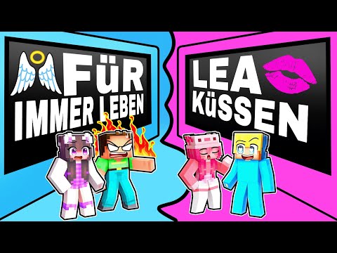 KISS Lea or LIVE FOREVER in Minecraft!