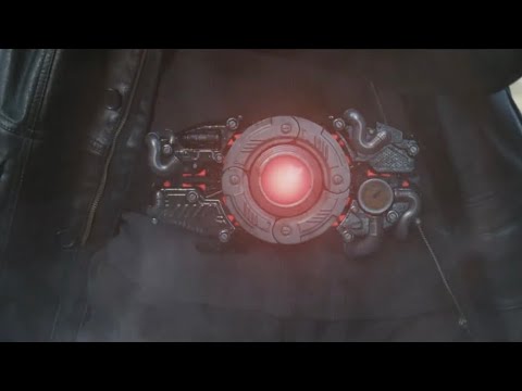 Kamen Rider Black Sun transformation scene but with the old music