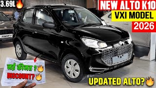 *UPDATED* ALTO K10 ₹3.7 LAKH black new model 2026 - low budget car in India alto k10 New Model