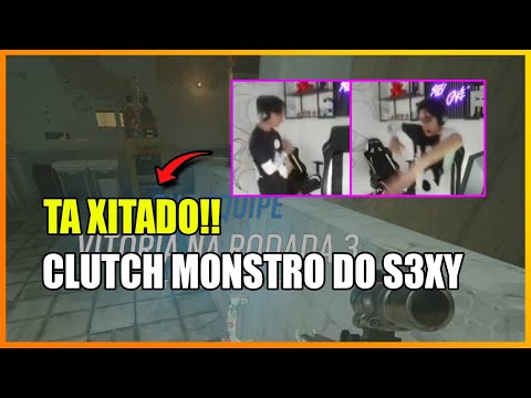 S3XYCAKE GANHOU UM CLUTCH IGUAL XITADO E COMEMOROU IGUAL MALUCO! - R6 CLIPS